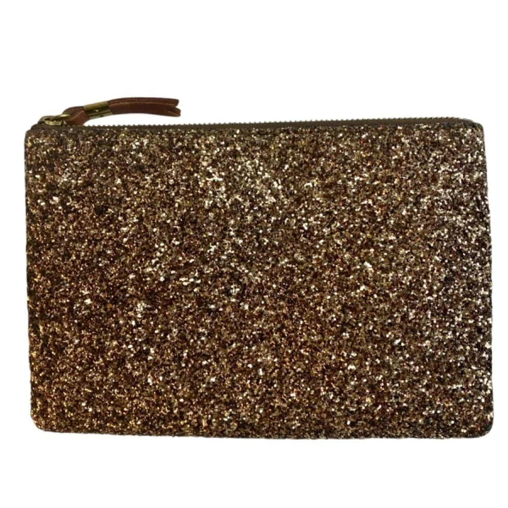 Madewell - The Leather Pouch in Glitter